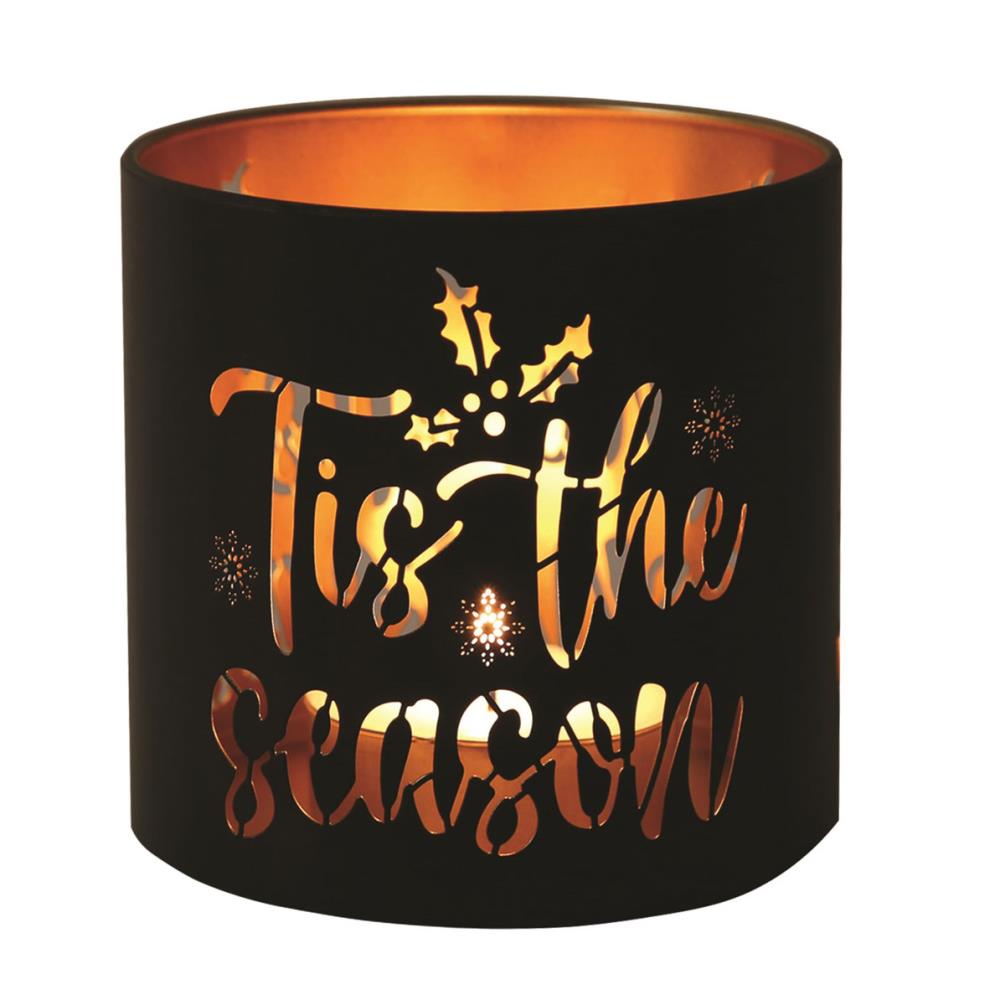Aroma Black & Gold Tis the Season Jar Sleeve & Wax Melt Warmer Extra Image 2